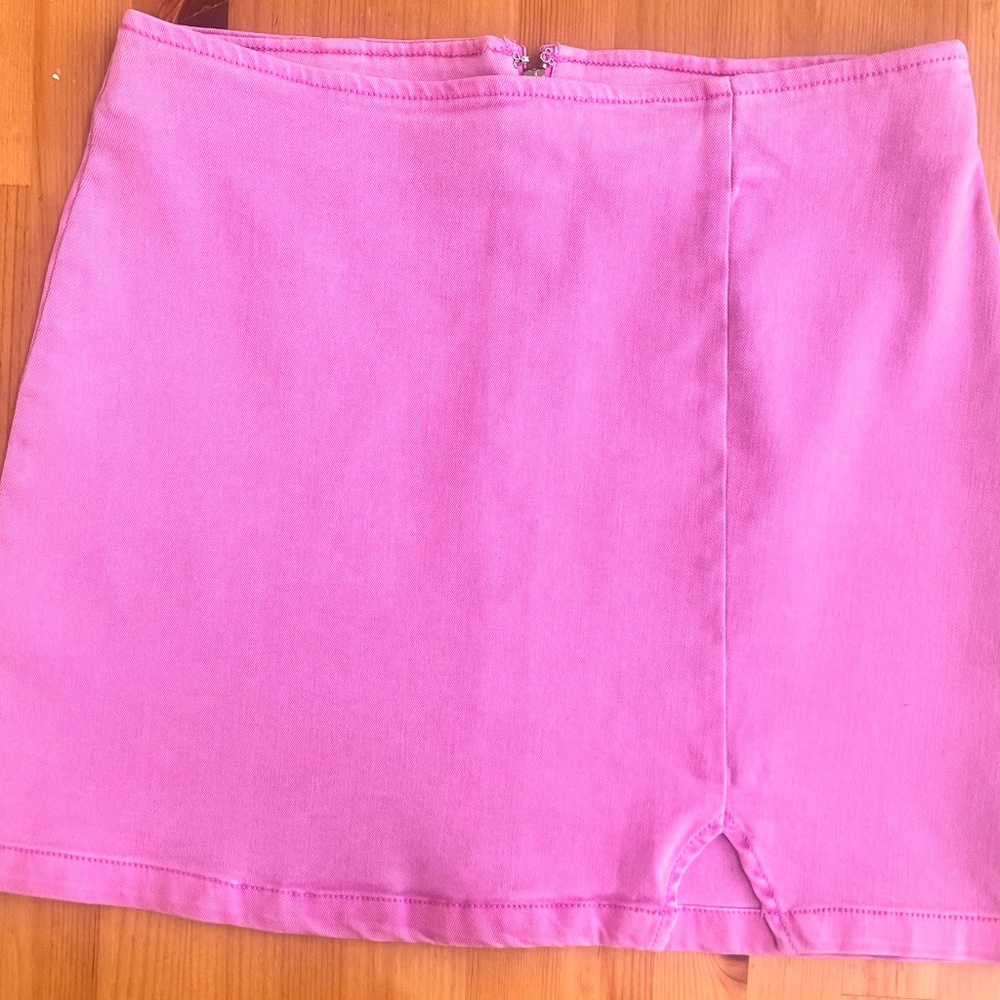 Fuchsia Mini Skirt
